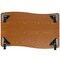 Flash Furniture Rectangle 28 W, 47.5 L, 30 H, Chrome, Laminate, Particleboard, Steel, Grey XU-A3048-CON-GY-T-A-CAS-GG - alternate 3